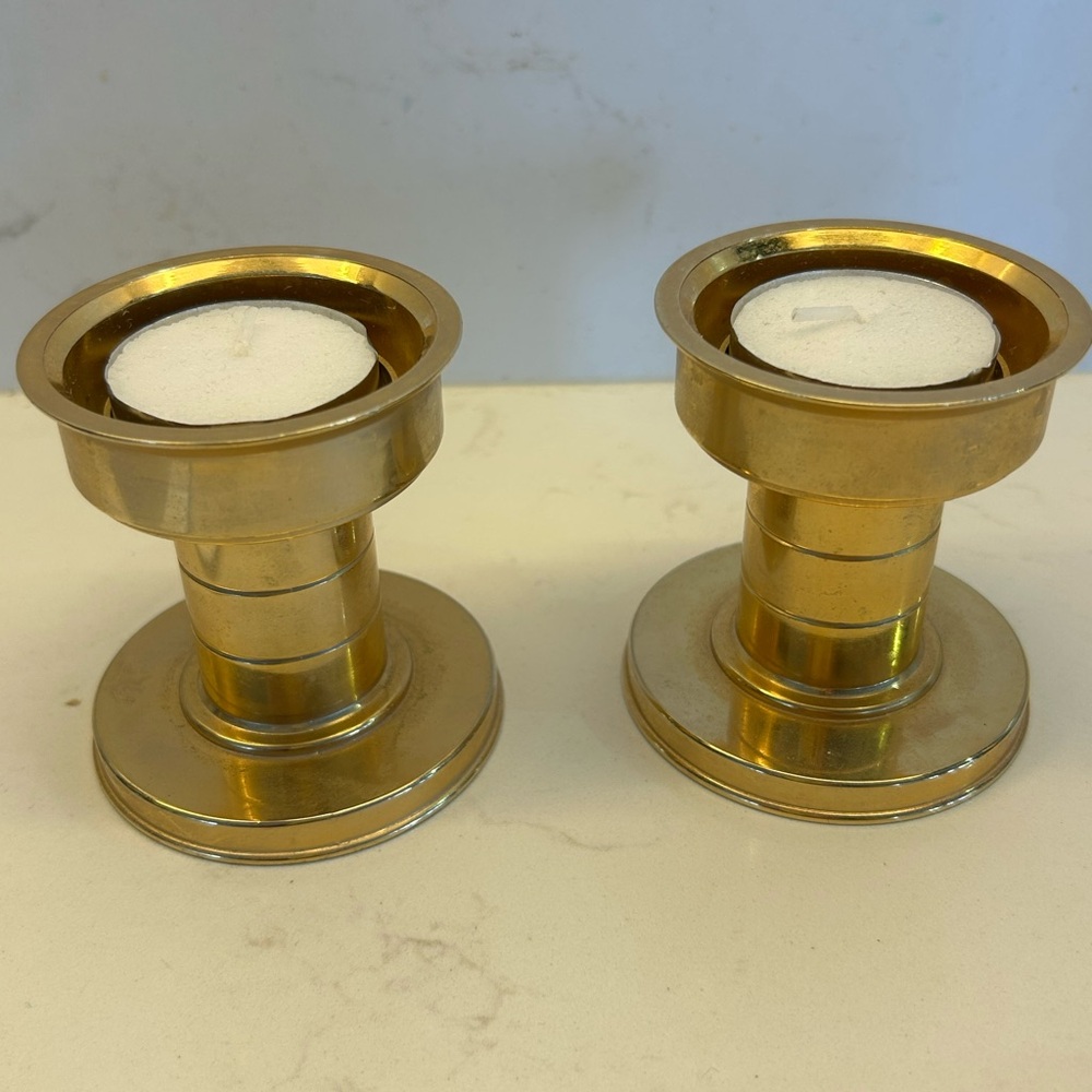 Vintage Made in Germany Föhl votive candle holder. Mid 20th century.